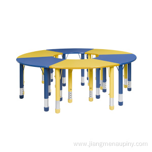 Colorful Plastic Kindergarten Table